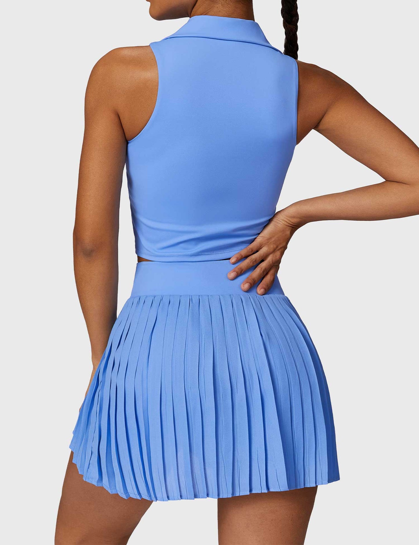 Ironfit Trendy Tennis Skirt & Crop Top Set