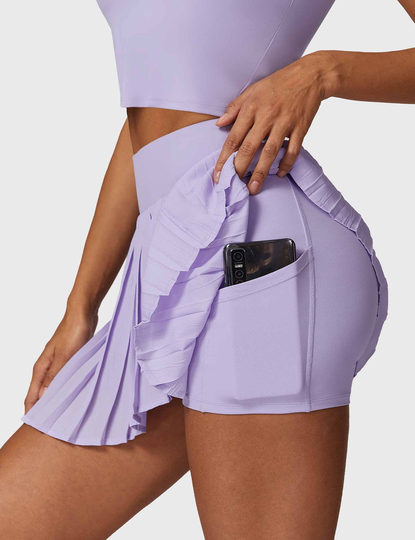 Ironfit Trendy Tennis Skirt & Crop Top Set