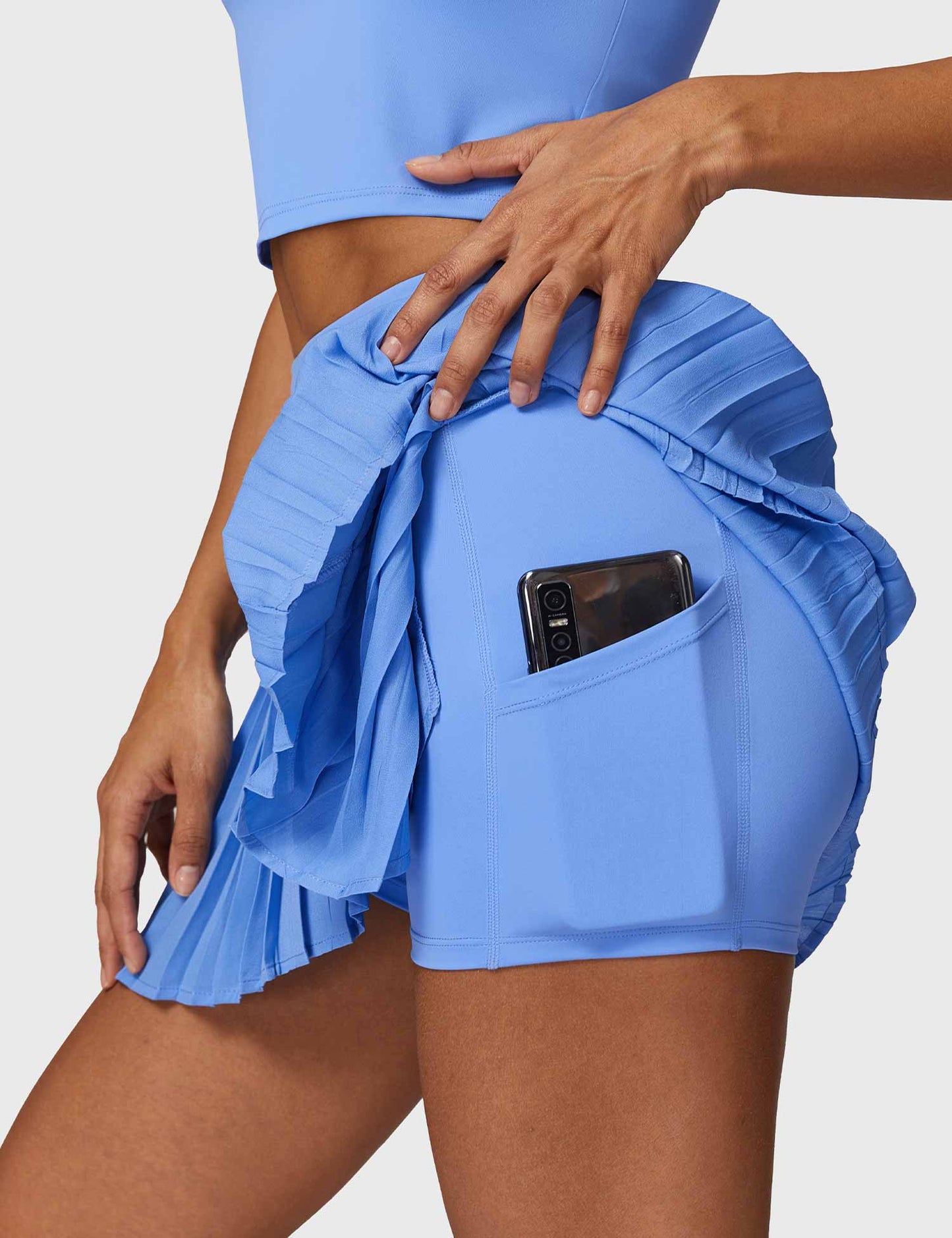 Ironfit Trendy Tennis Skirt & Crop Top Set