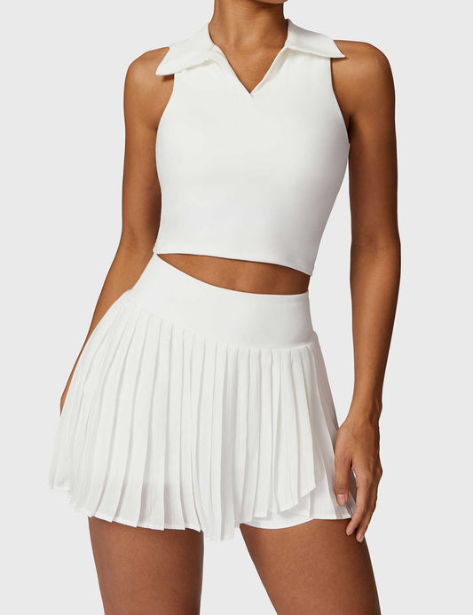Ironfit Trendy Tennis Skirt & Crop Top Set