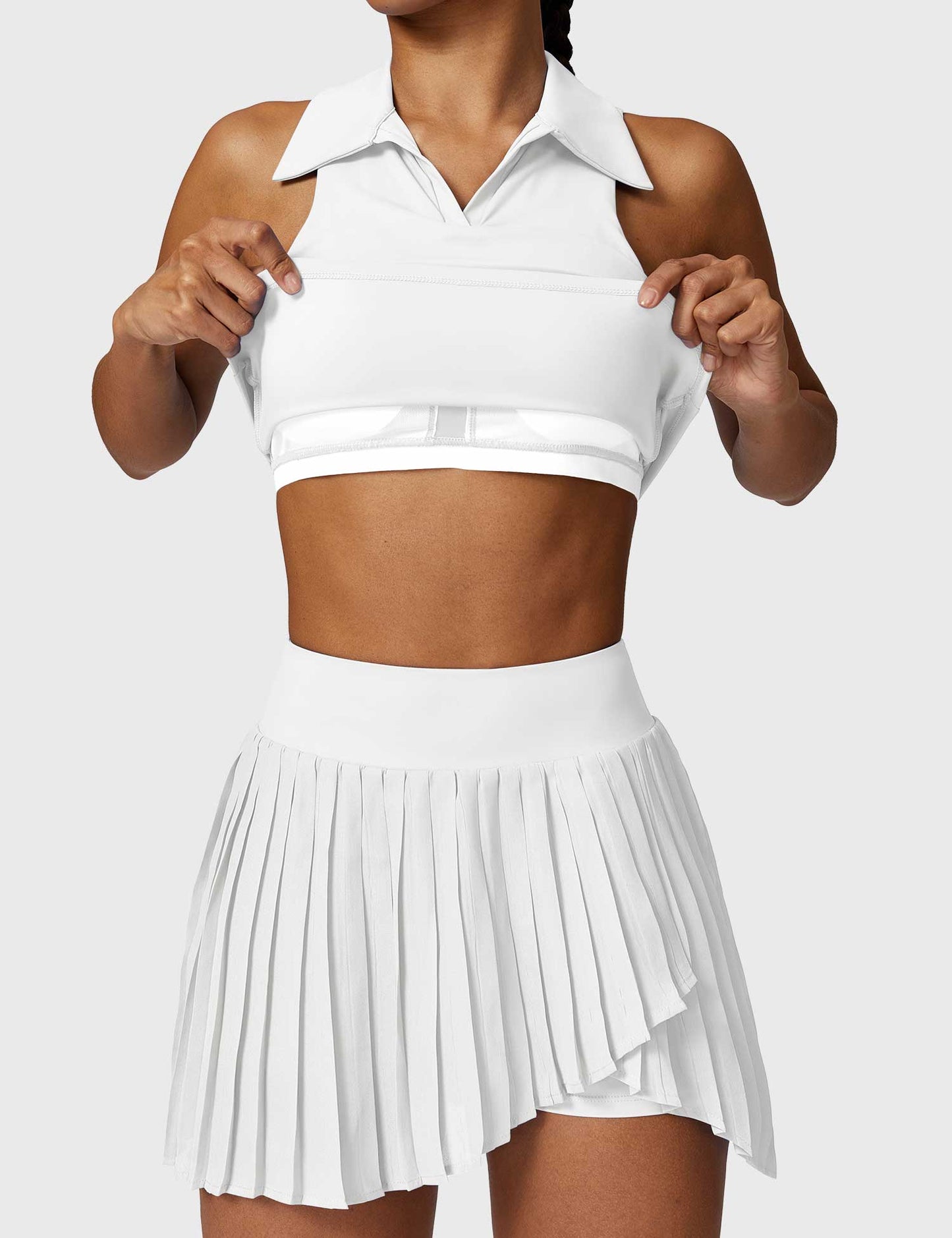 Ironfit Trendy Tennis Skirt & Crop Top Set