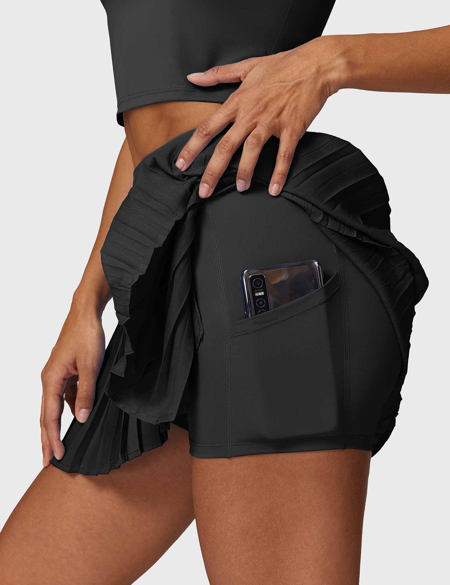 Ironfit Trendy Tennis Skirt & Crop Top Set