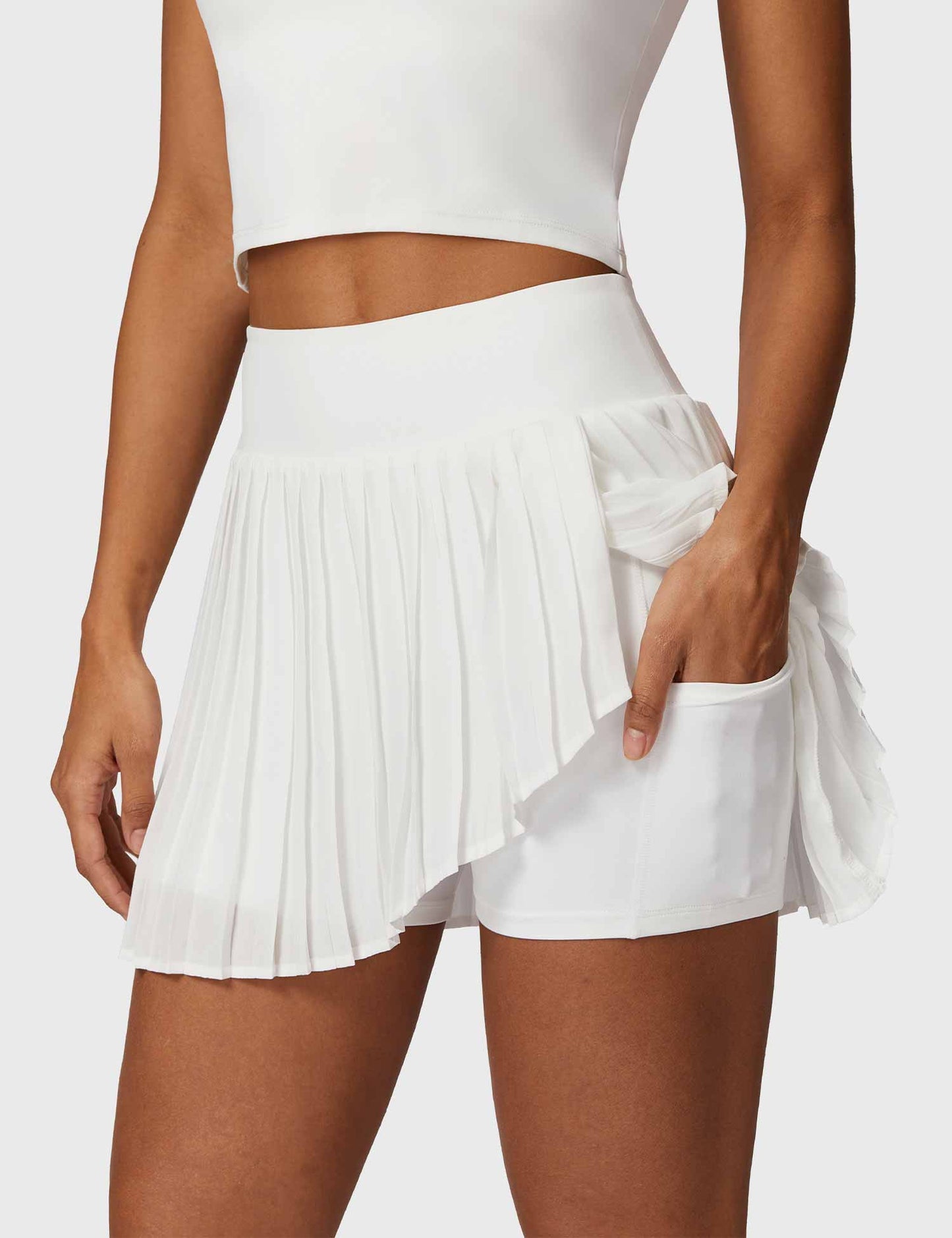 Ironfit Trendy Tennis Skirt & Crop Top Set