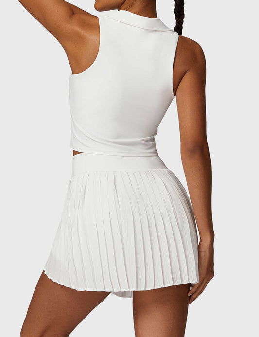 Ironfit Trendy Tennis Skirt & Crop Top Set