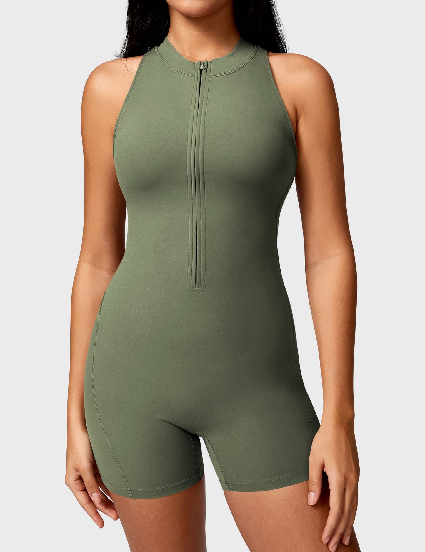 Ironfit Emma Backless Zipper Jumpsuit