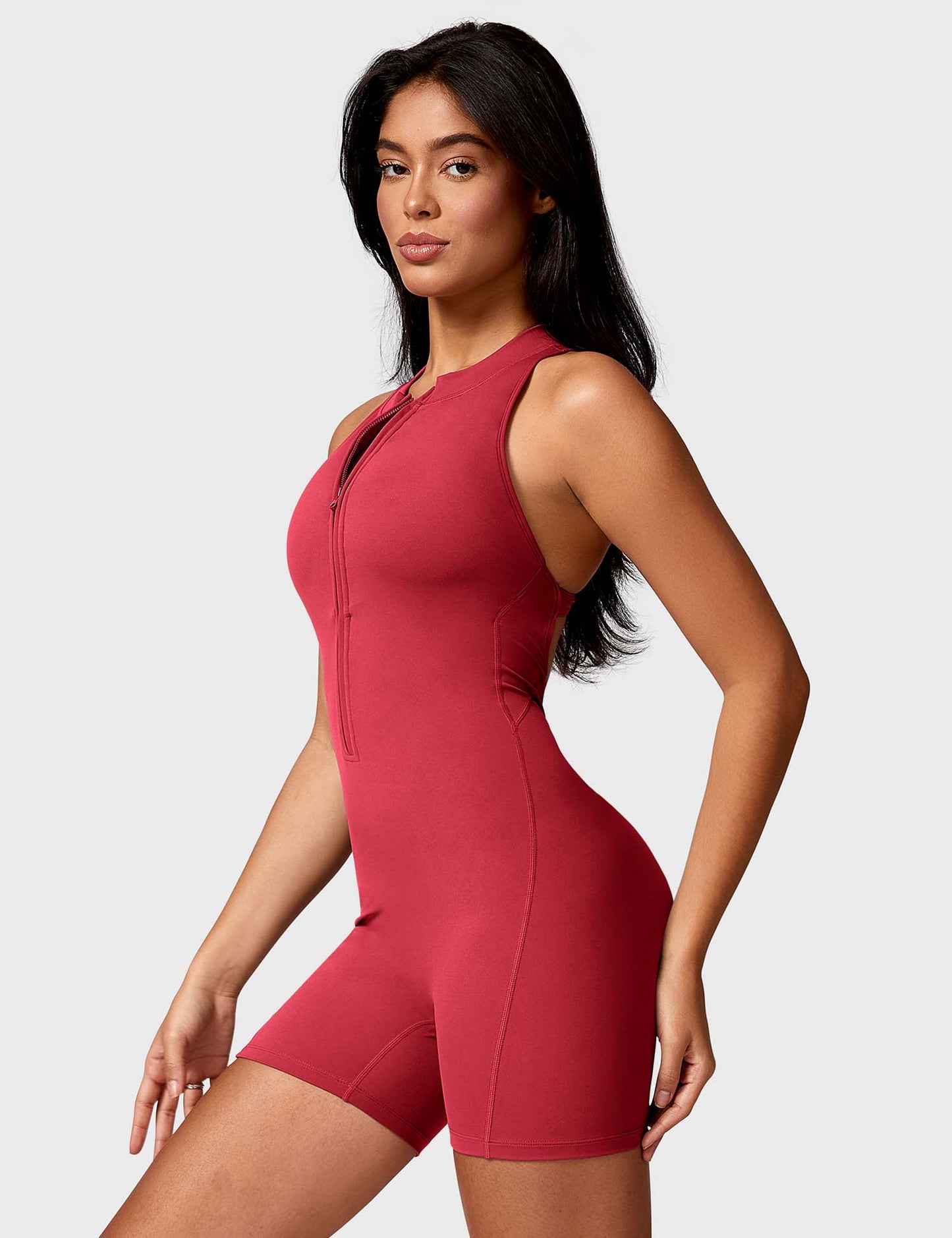 Ironfit Emma Backless Zipper Jumpsuit