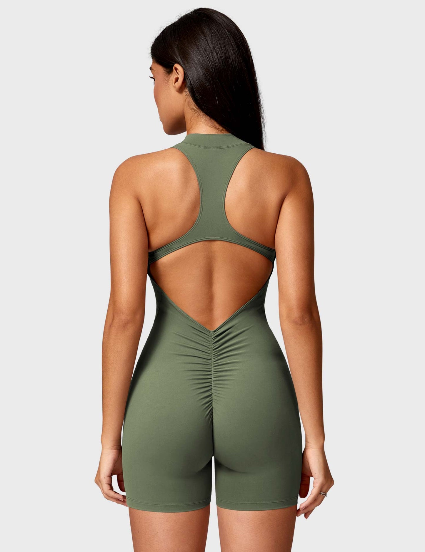Ironfit Emma Backless Zipper Jumpsuit