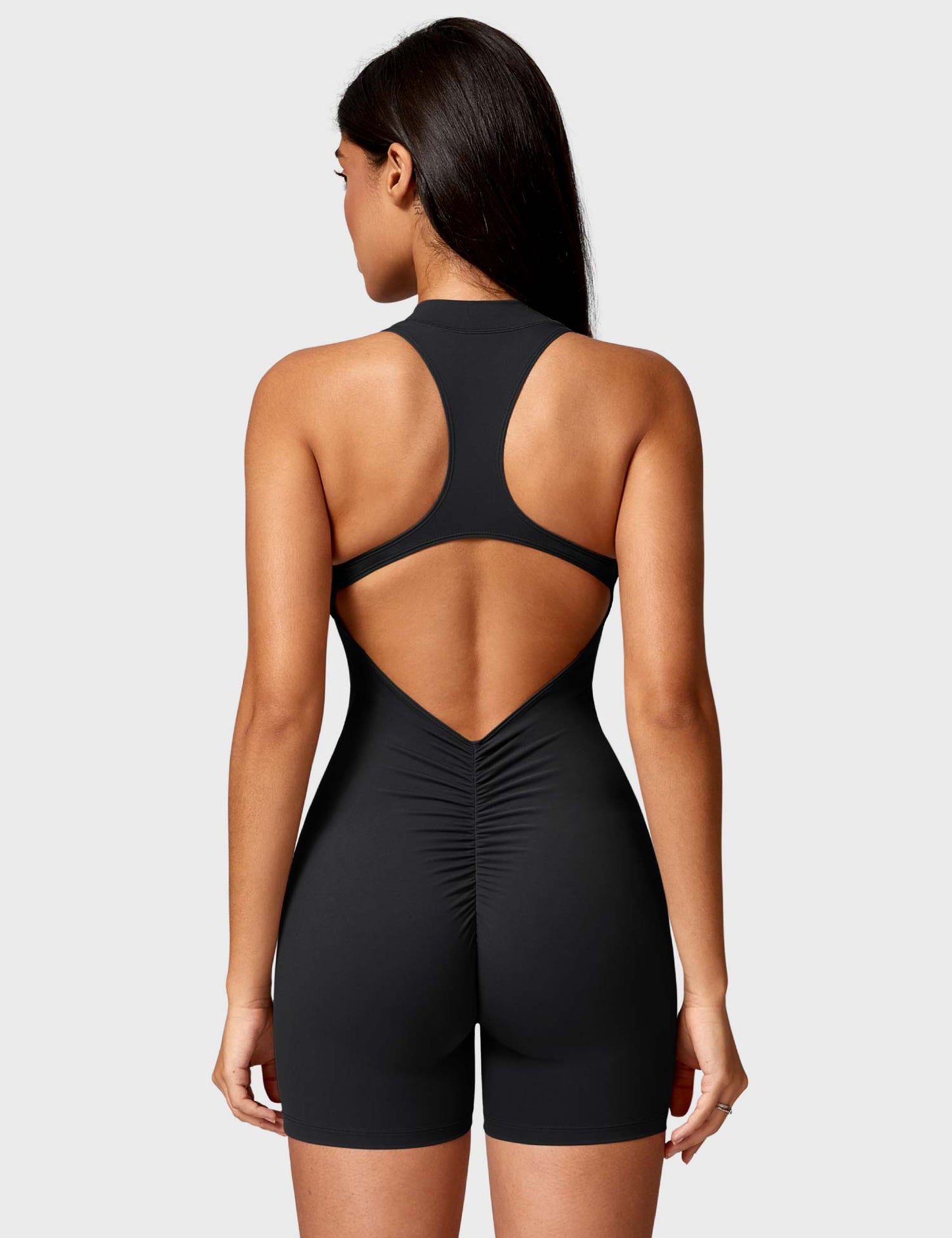 Ironfit Emma Backless Zipper Jumpsuit