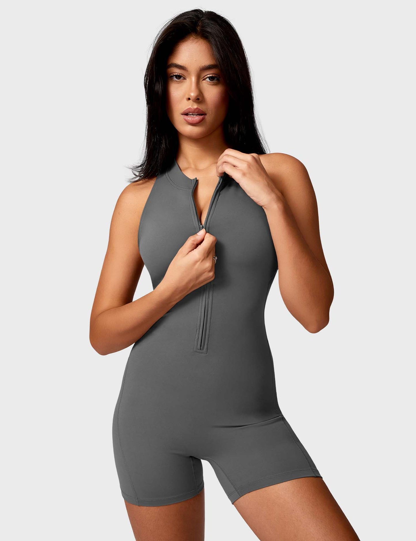 Ironfit Emma Backless Zipper Jumpsuit