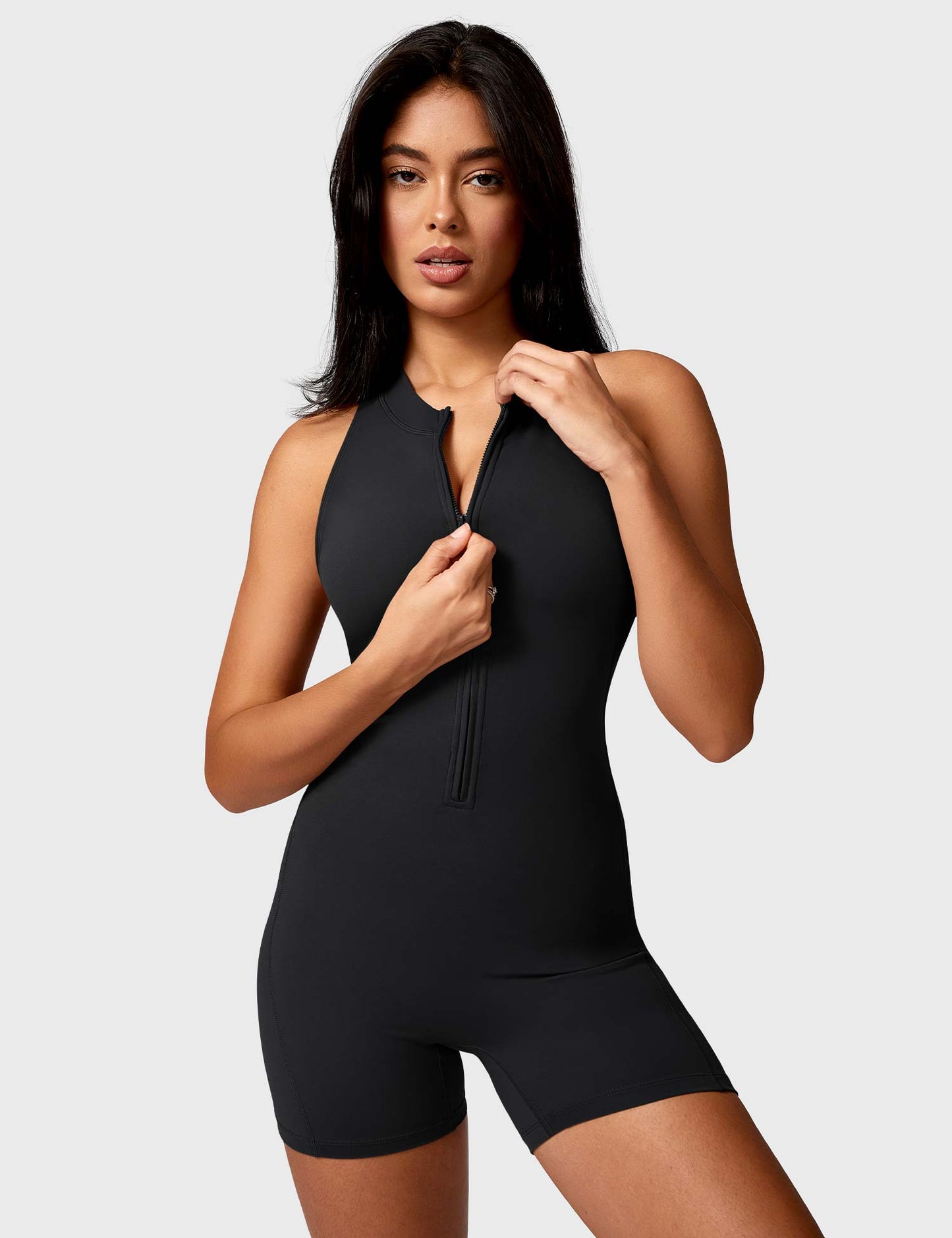 Ironfit Emma Backless Zipper Jumpsuit