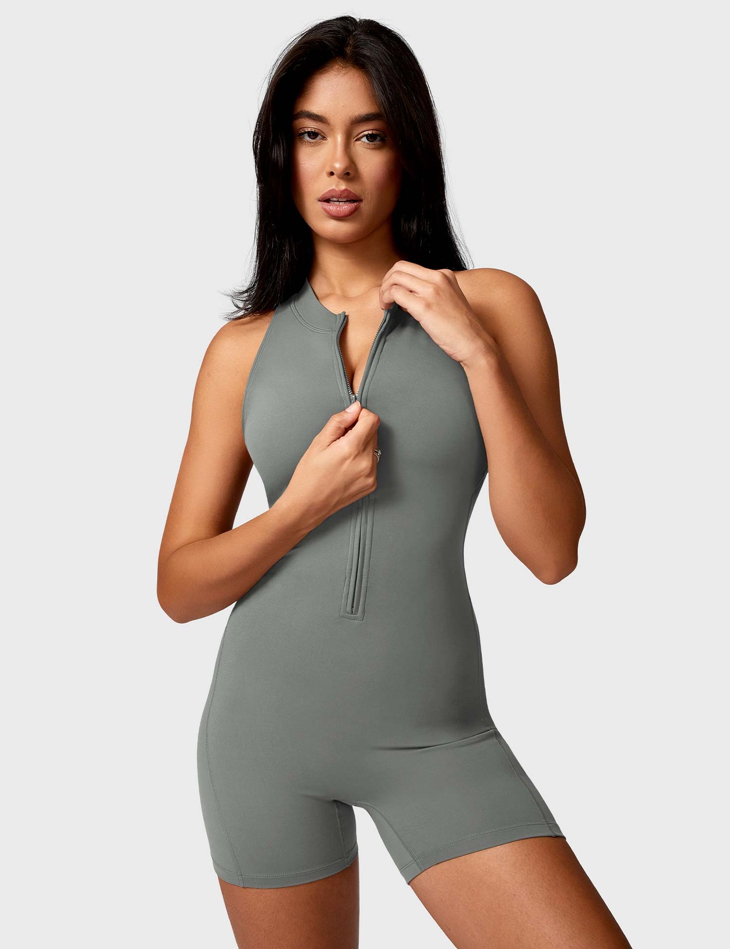 Ironfit Emma Backless Zipper Jumpsuit