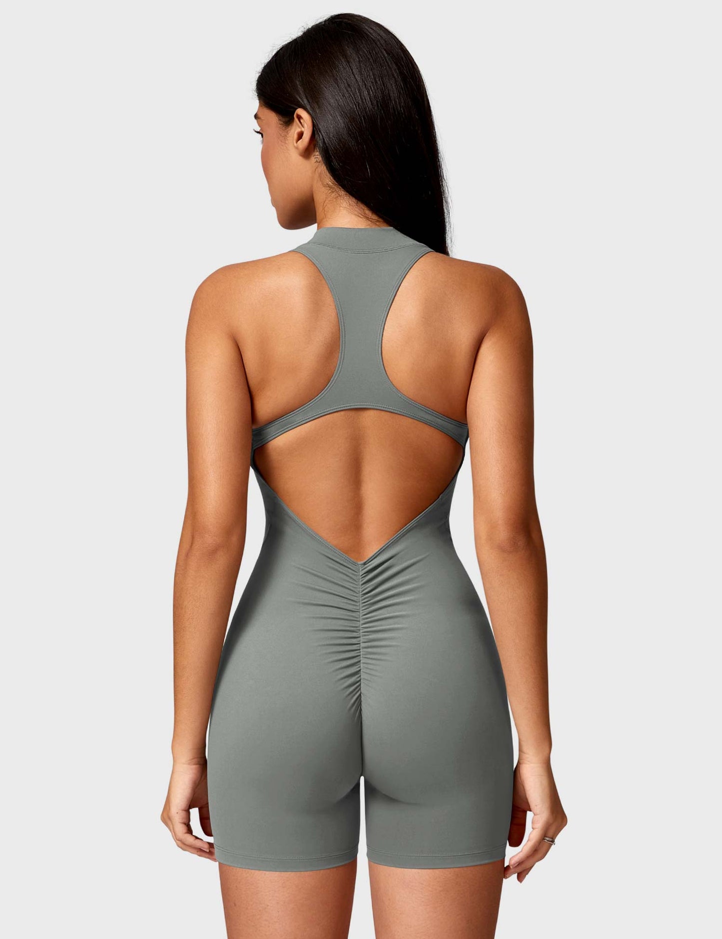 Ironfit Emma Backless Zipper Jumpsuit