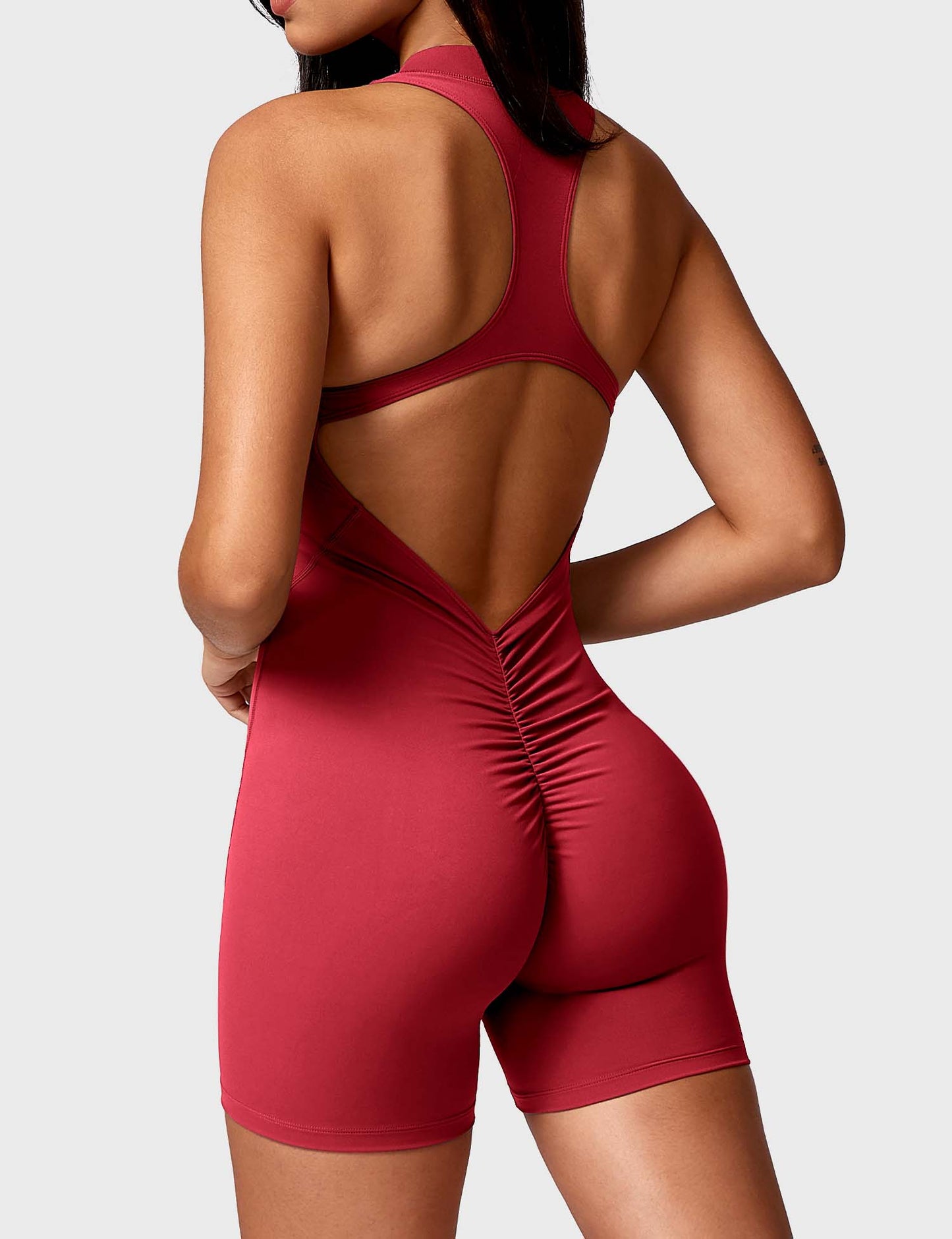 Ironfit Emma Backless Zipper Jumpsuit