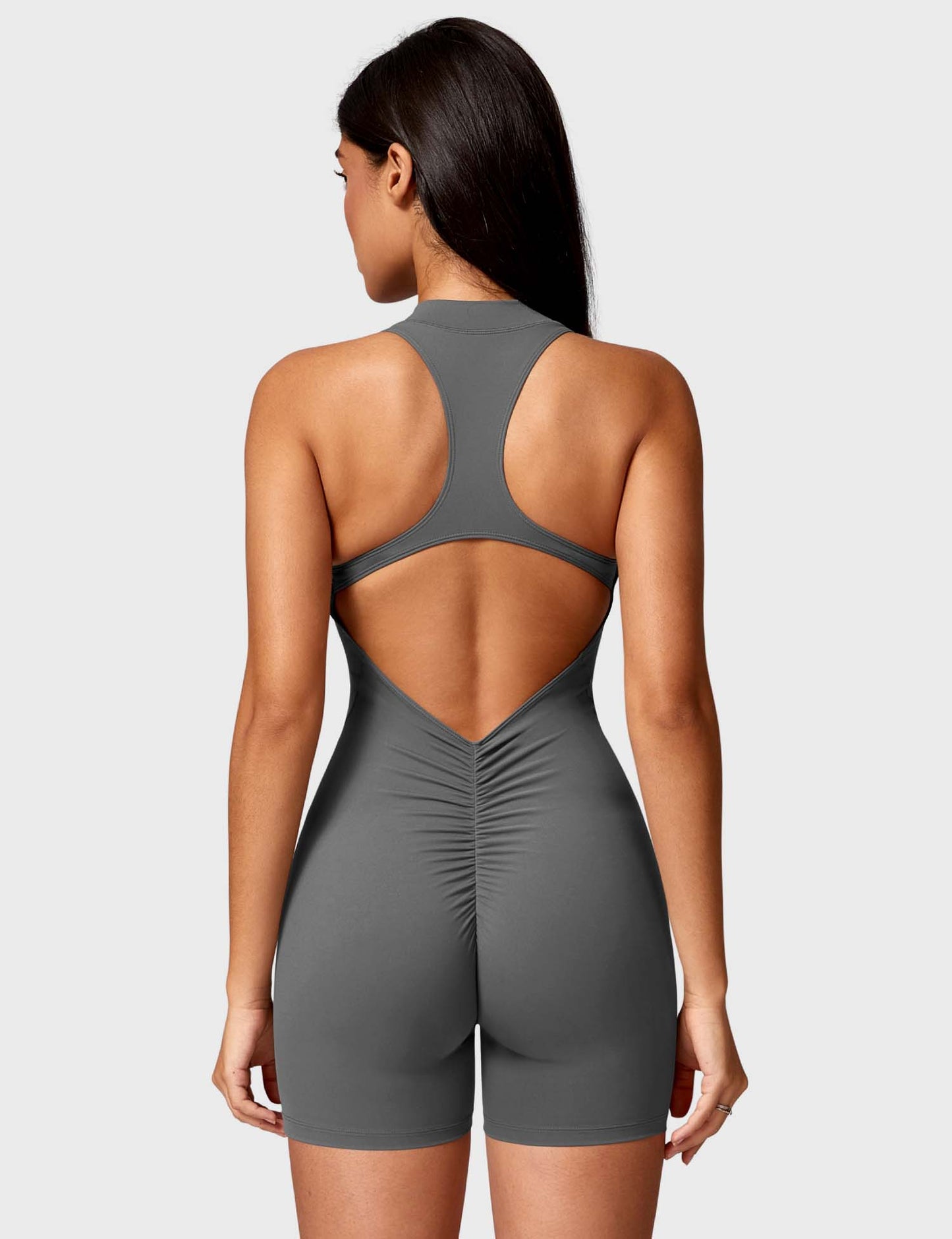 Ironfit Emma Backless Zipper Jumpsuit