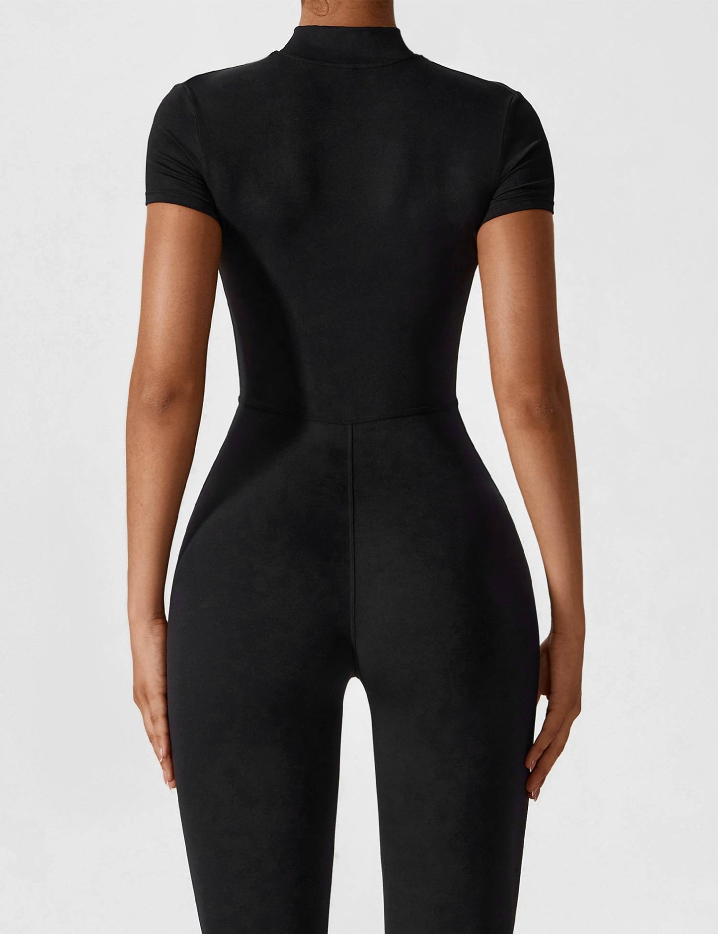 Ironfit Kurz-Jumpsuit mit Reißverschluss