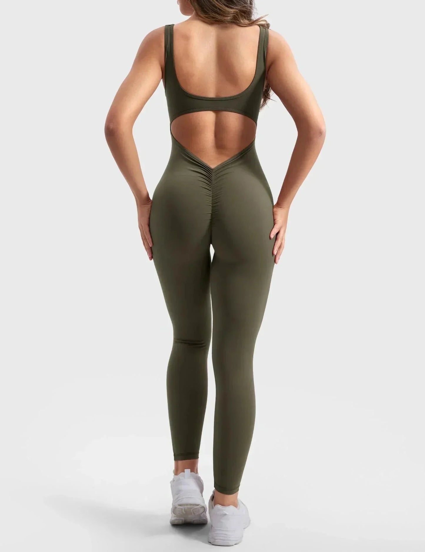 Ironfit Jumpsuit mit V-Rücken