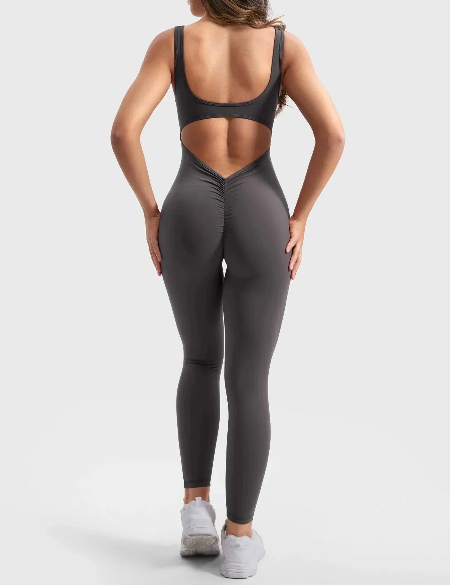 Ironfit Jumpsuit mit V-Rücken