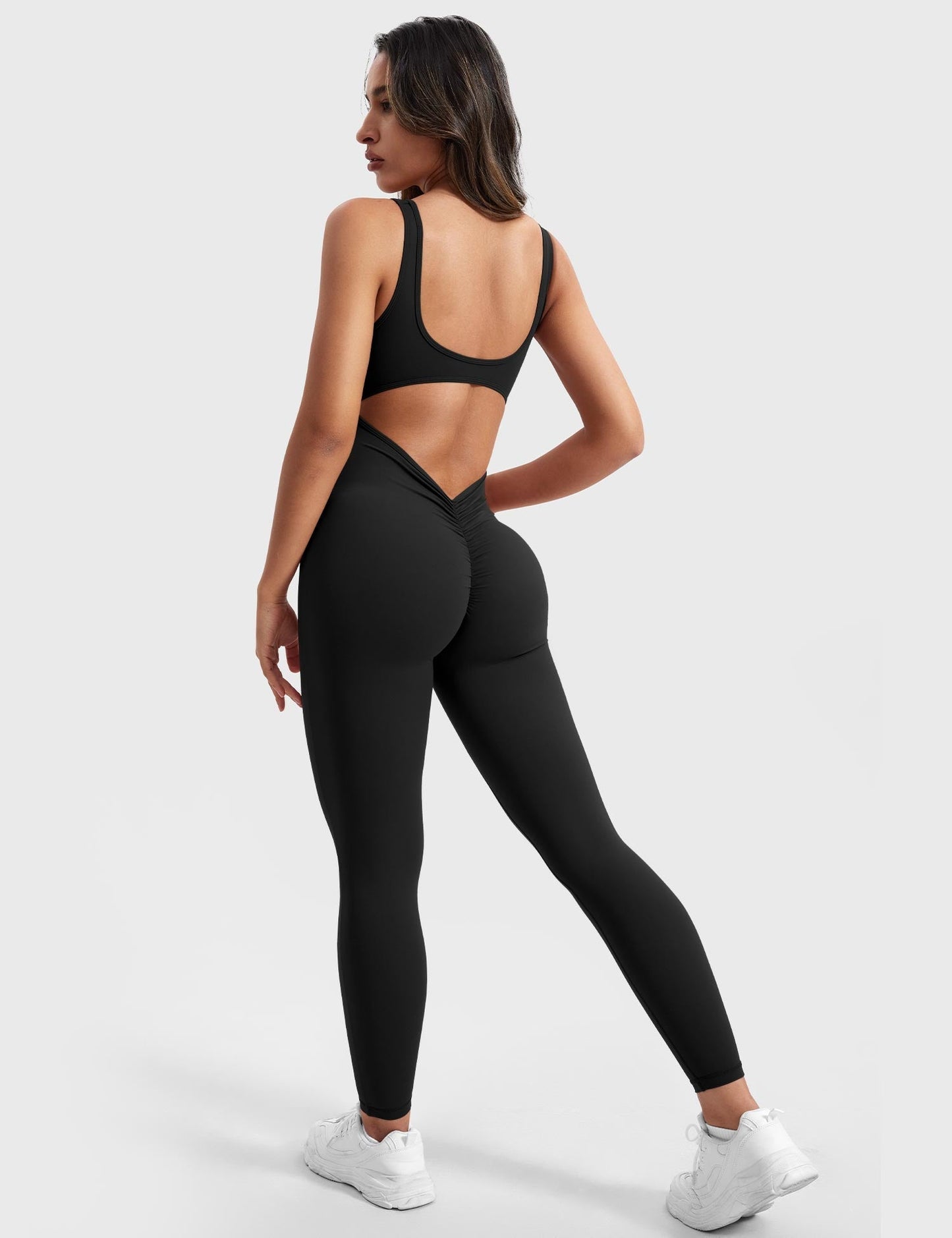 Ironfit Jumpsuit mit V-Rücken