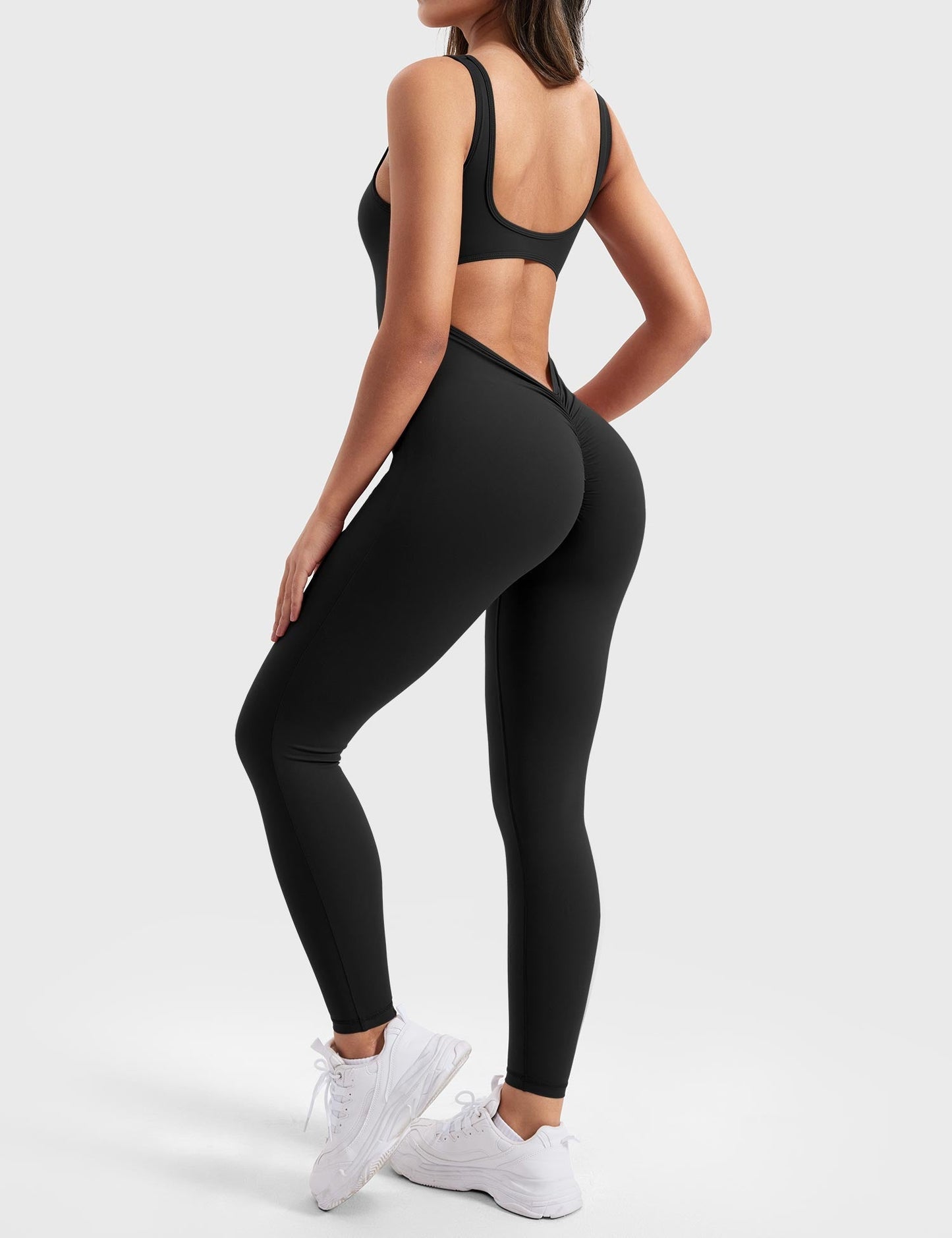 Ironfit Jumpsuit mit V-Rücken