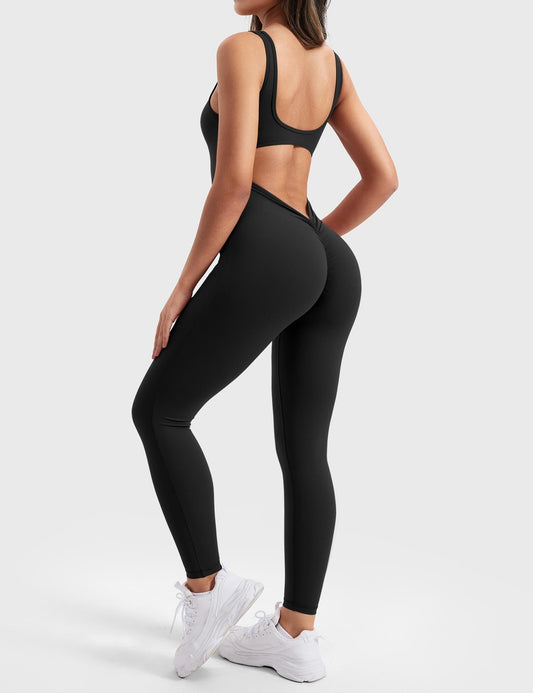 Ironfit Jumpsuit mit V-Rücken