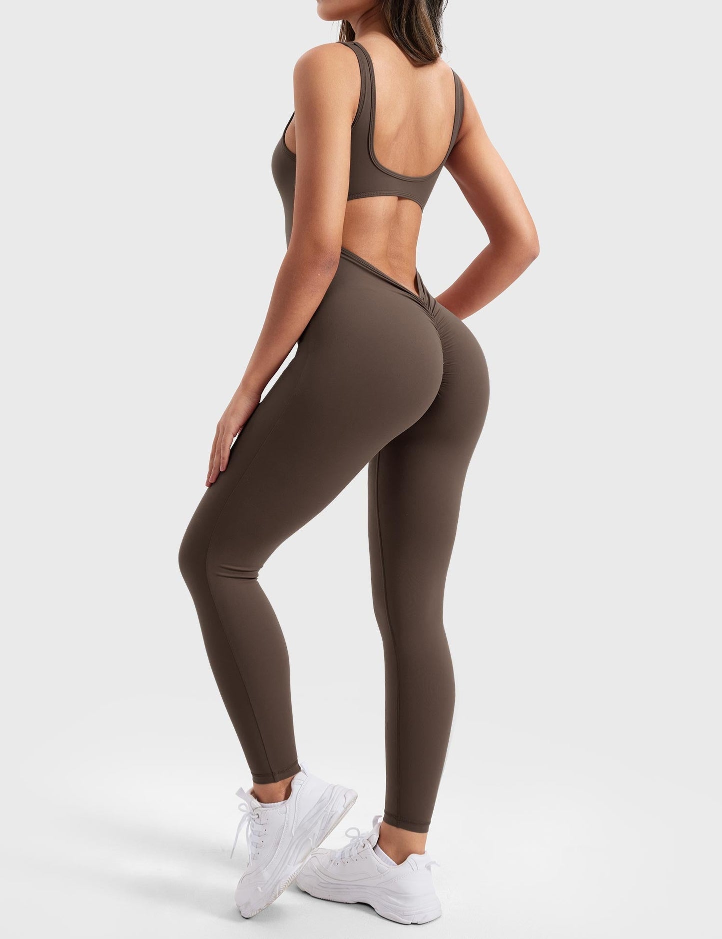 Ironfit Jumpsuit mit V-Rücken
