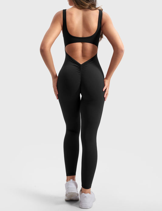Ironfit Jumpsuit mit V-Rücken