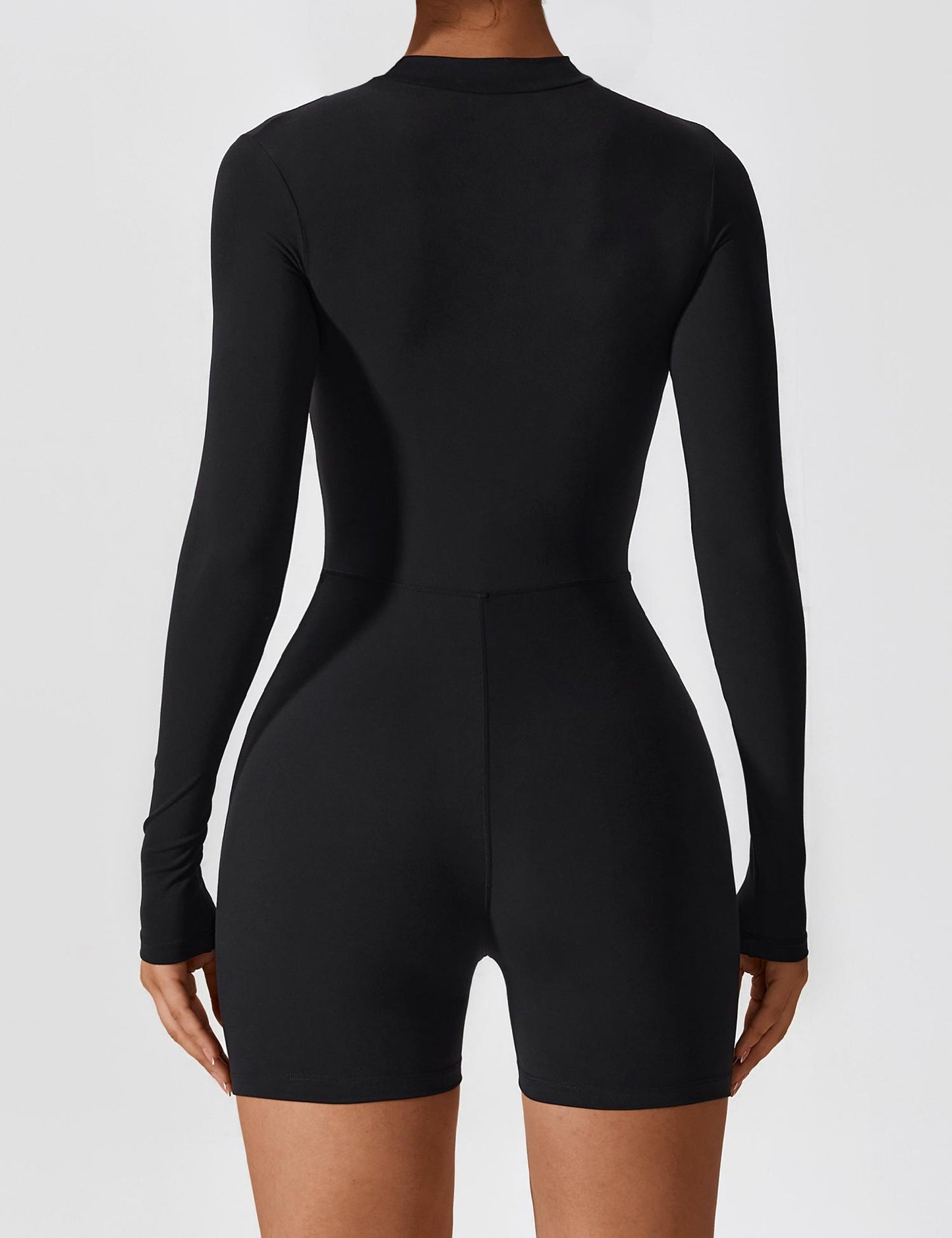 Ironfit Langarm-Jumpsuit mit Reißverschluss