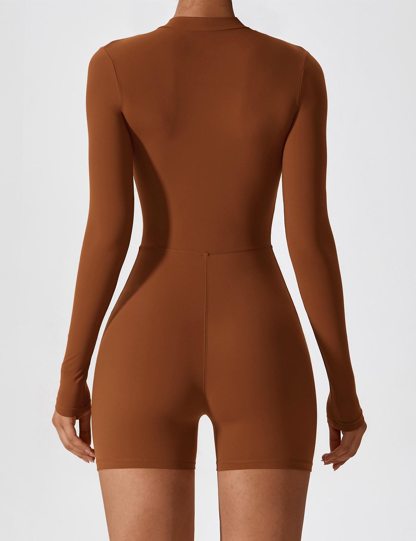 Ironfit Langarm-Jumpsuit mit Reißverschluss