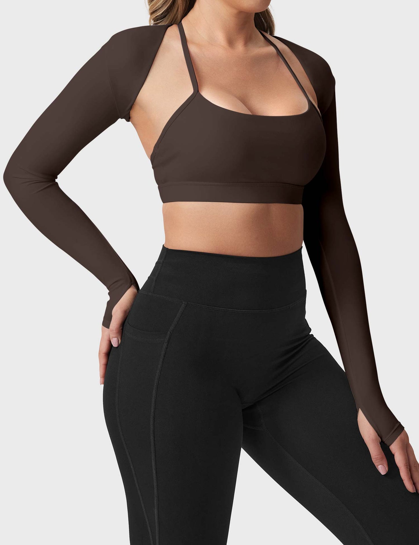 Ironfit Mini Long Sleeve Bolero Shrug