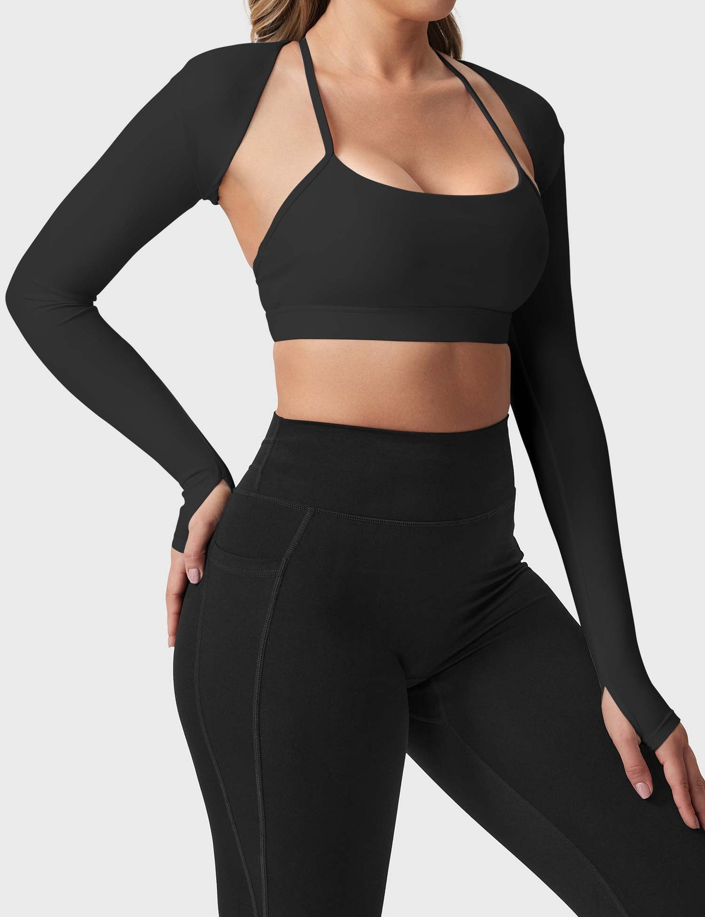 Ironfit Mini Long Sleeve Bolero Shrug