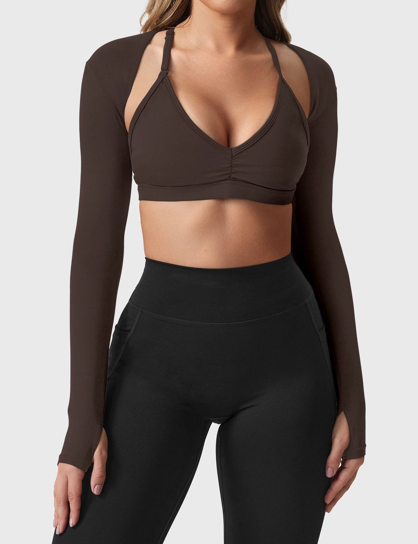 Ironfit Mini Long Sleeve Bolero Shrug