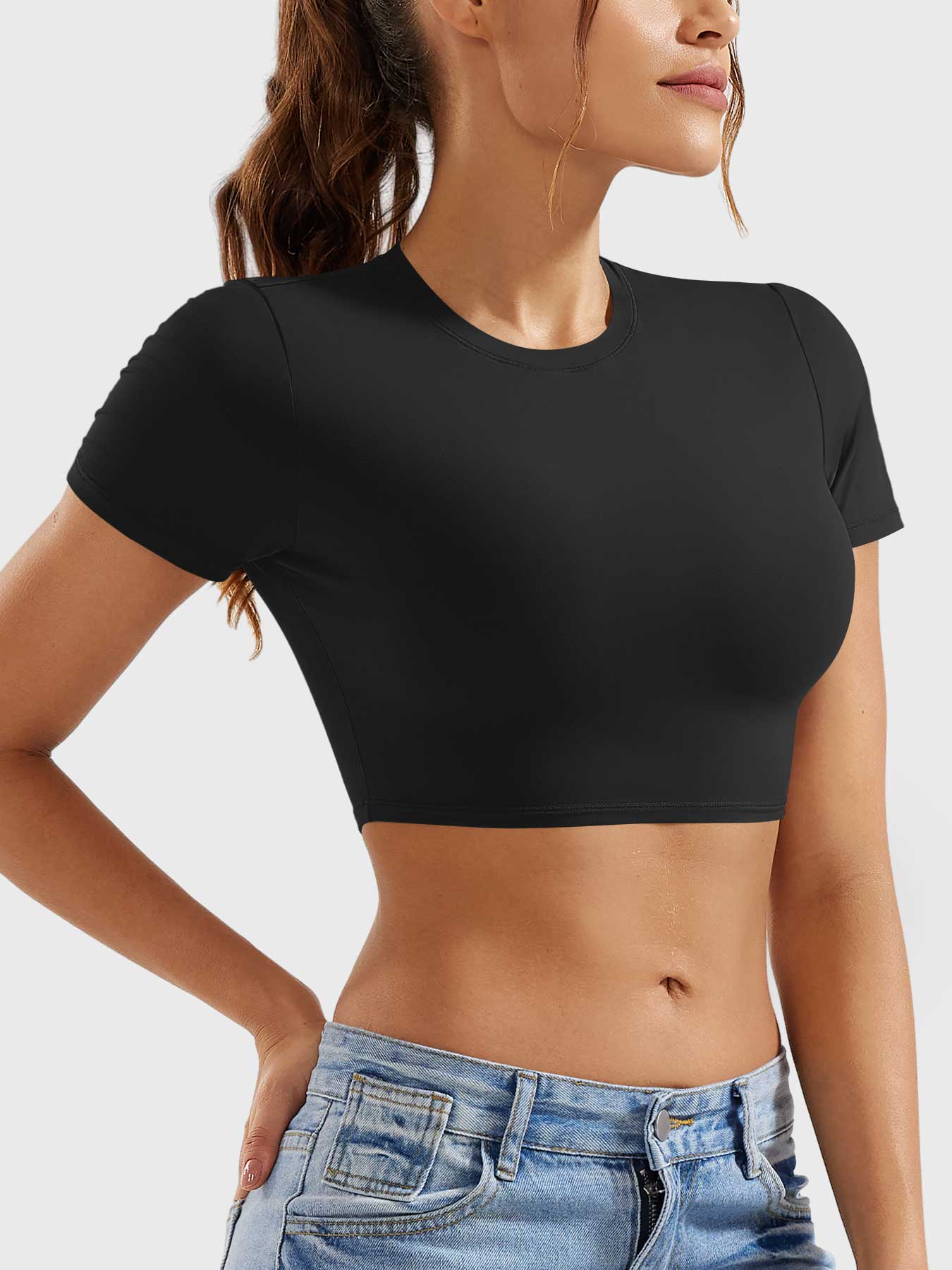 Ironfit Short Sleeve Crop Top