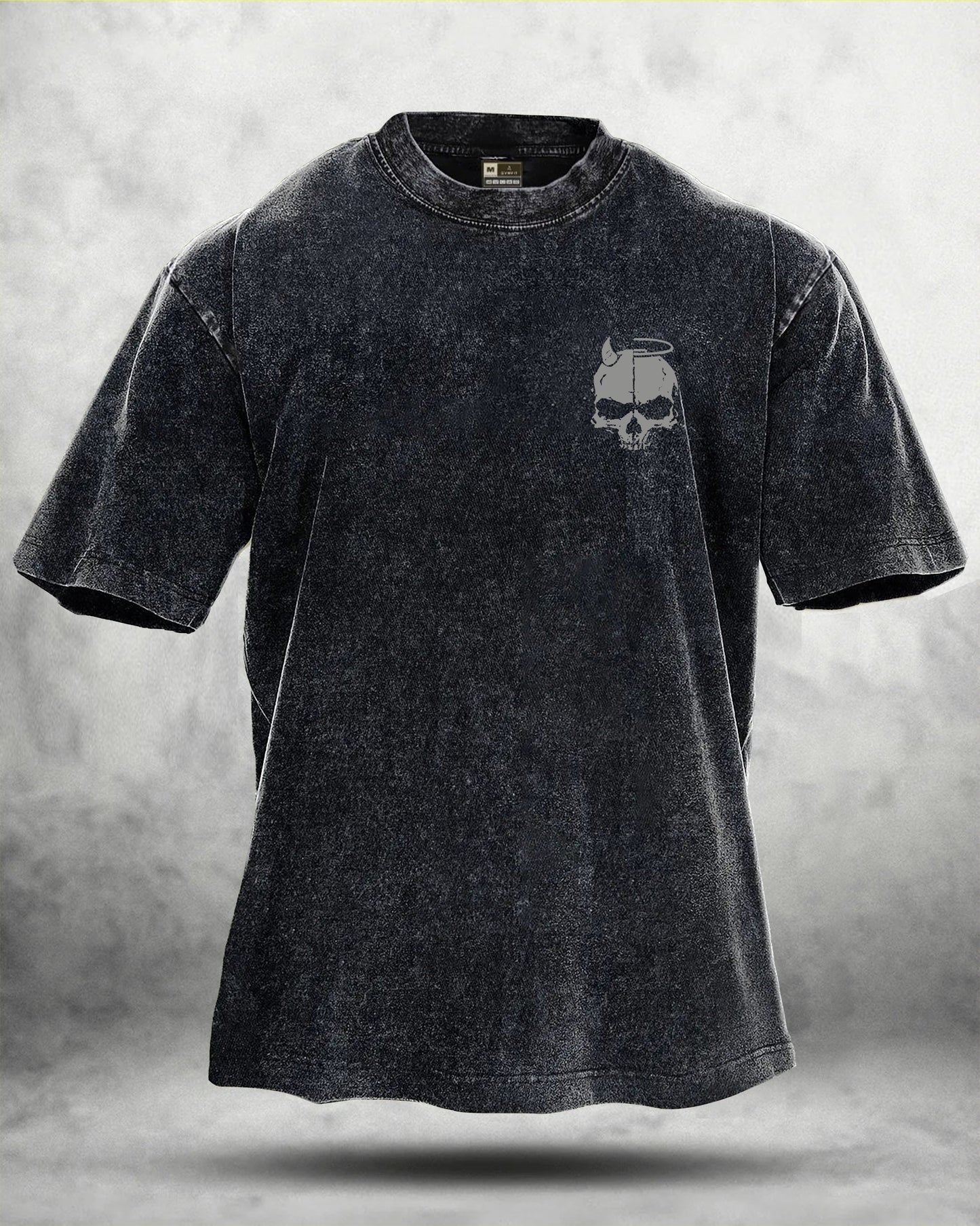 SKUL WING: Vintage-Style T-Shirt mit Flair