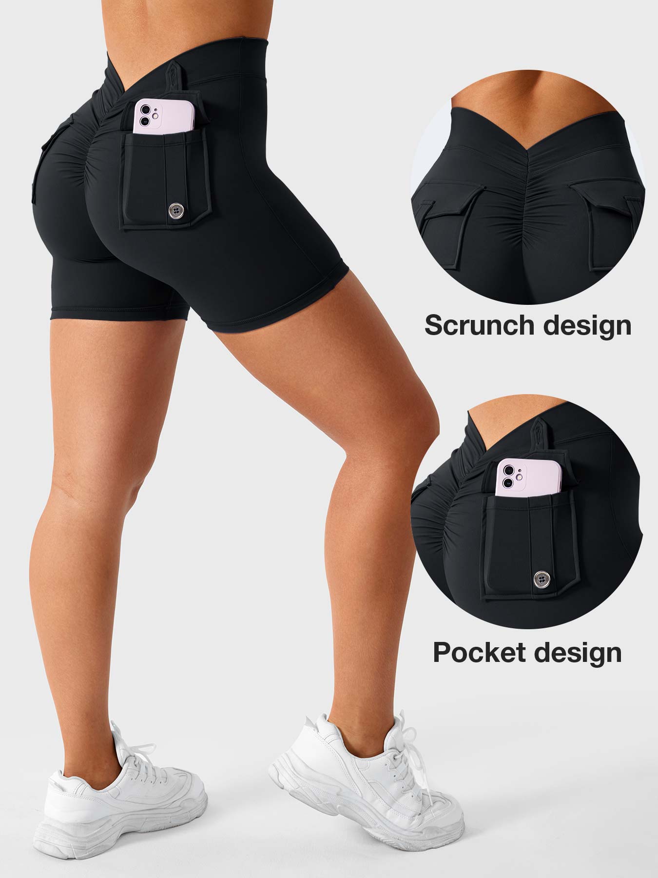 Ironfit V-Back Charm Shorts