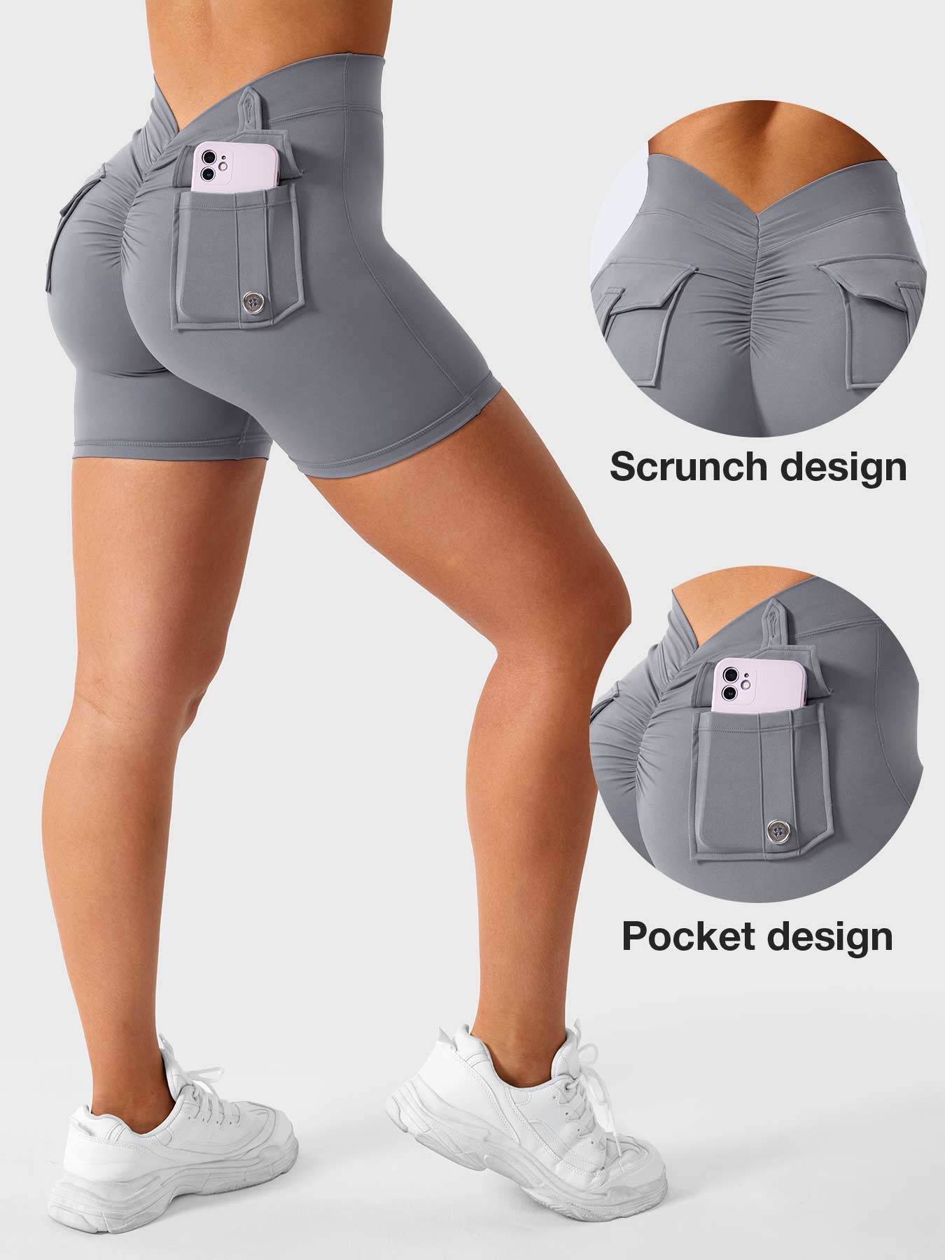 Ironfit V-Back Charm Shorts