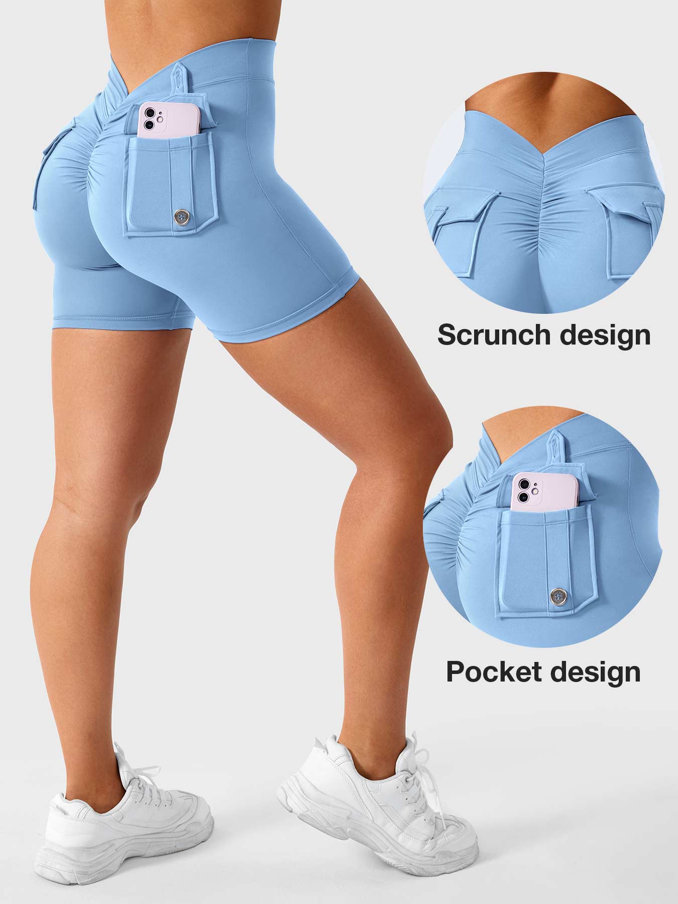 Ironfit V-Back Charm Shorts