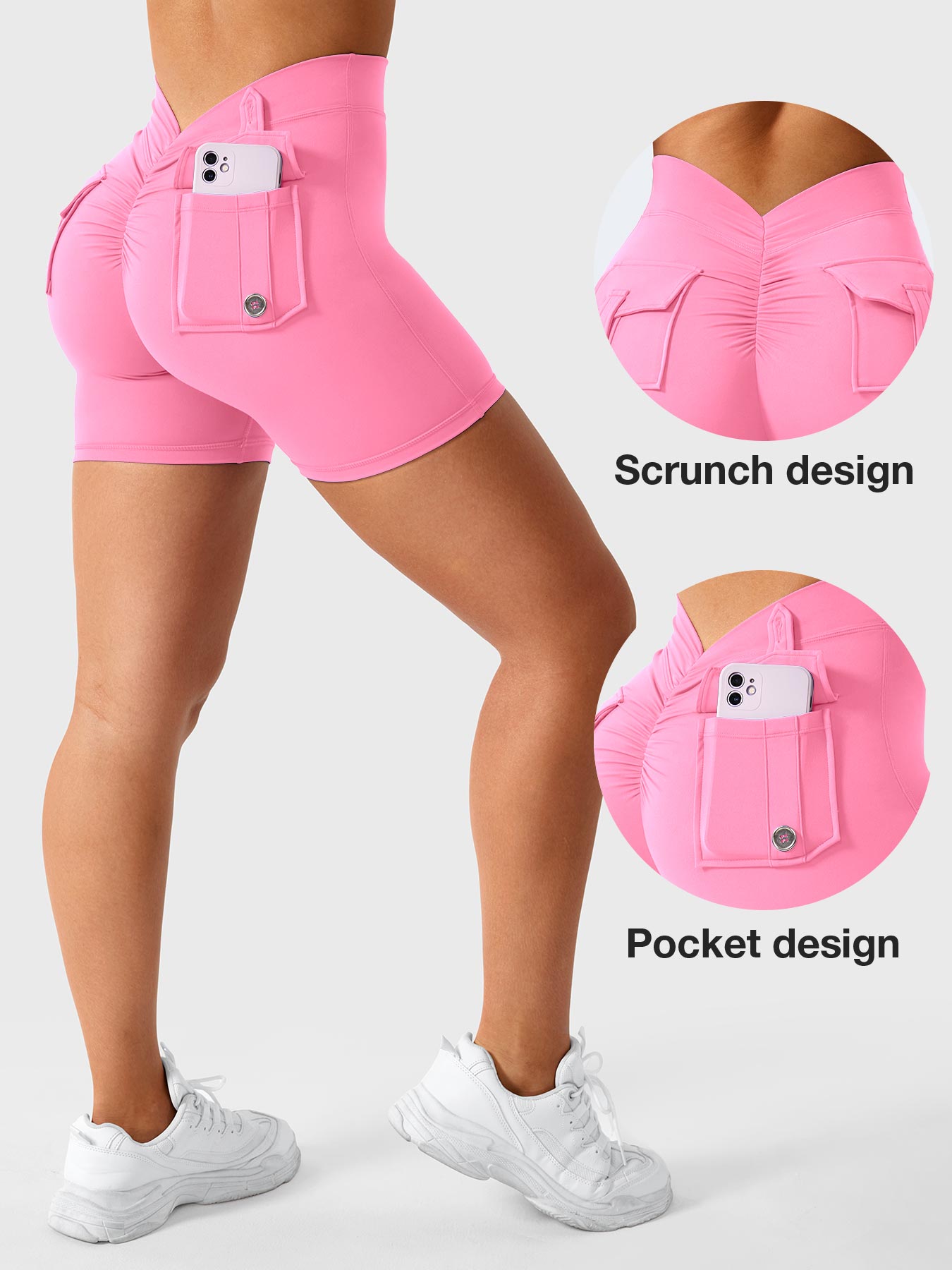 Ironfit V-Back Charm Shorts