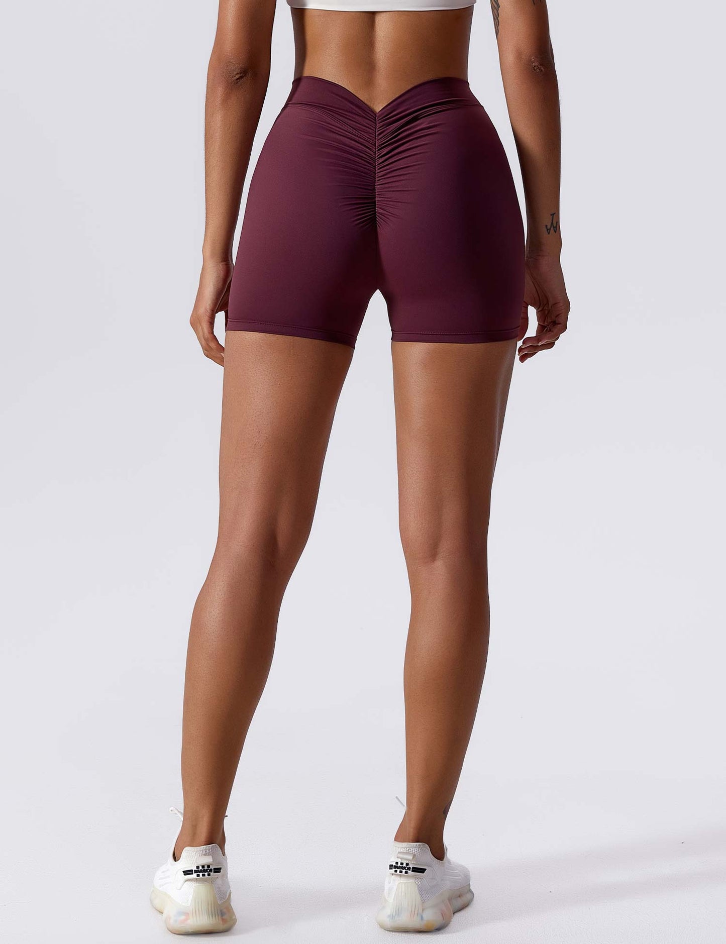 Ironfit V-back Ruched Shorts