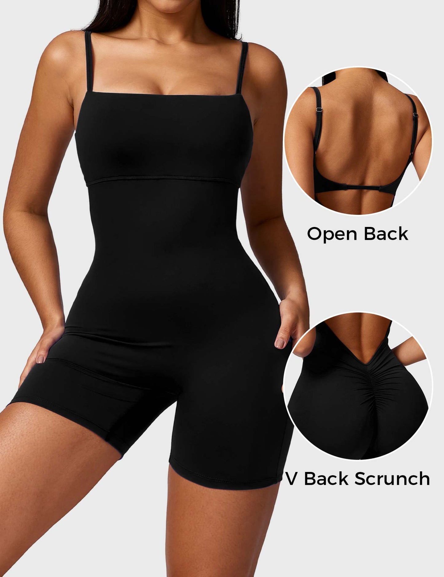 Ironfit V-Back Scrunch Jumpsuit