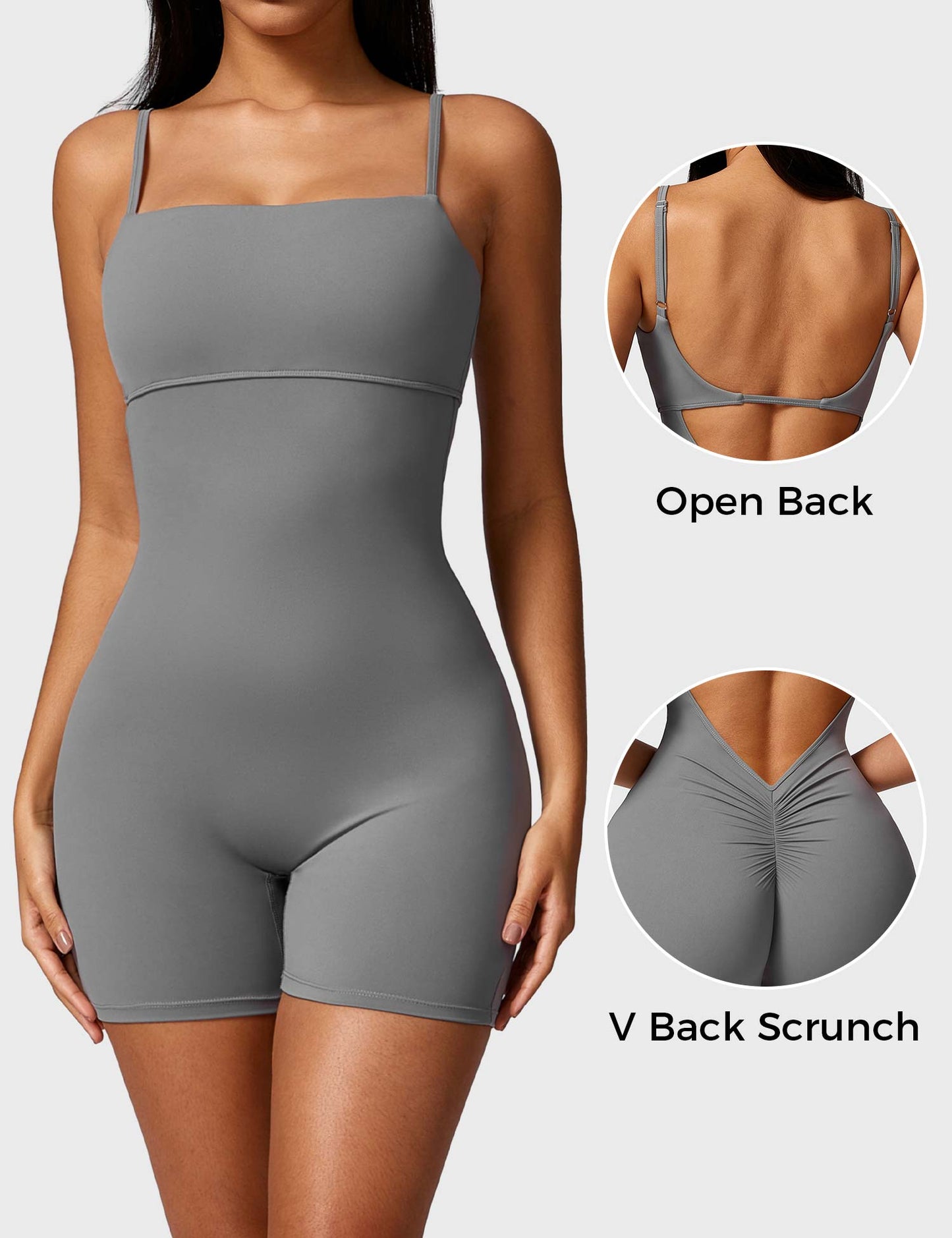 Ironfit V-Back Scrunch Jumpsuit