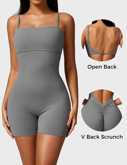 Ironfit V-Back Scrunch Jumpsuit