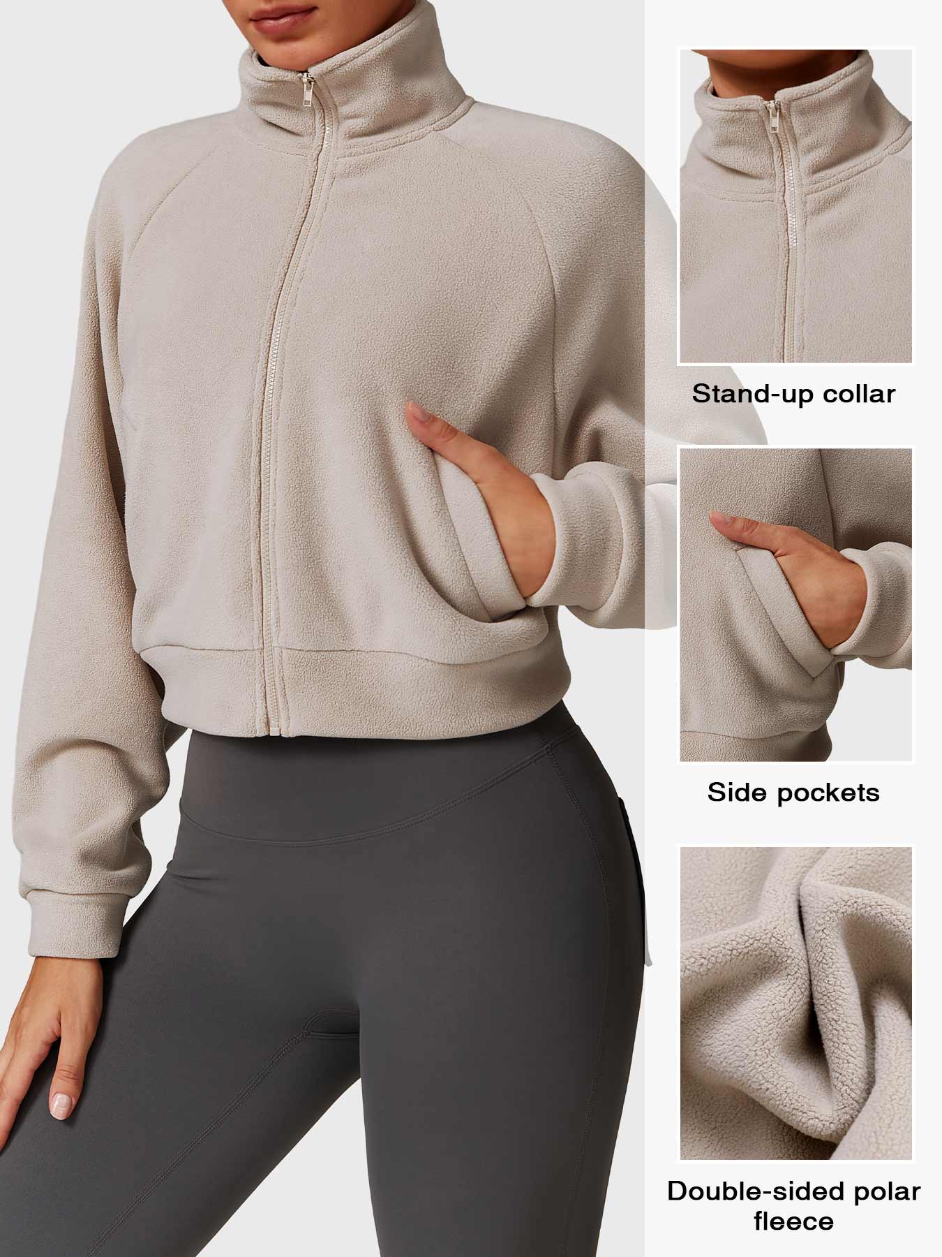 Ironfit Valentine: Trendige Polar Fleece Jacke für kalte Tage