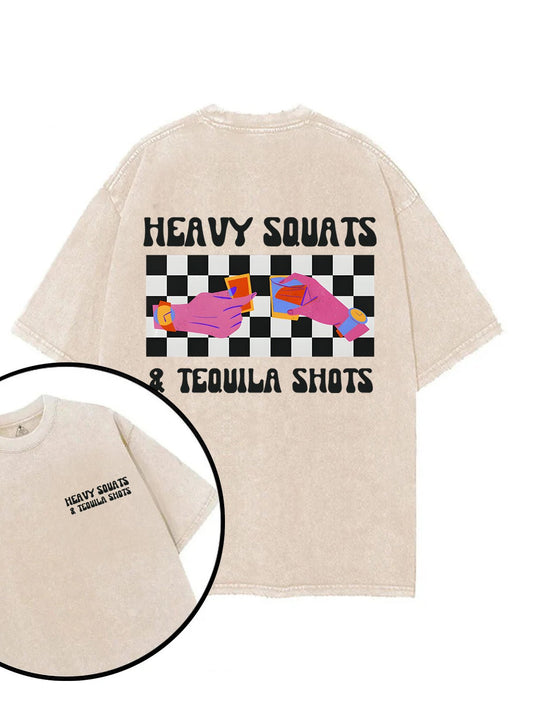 Squats & Tequila: Das perfekte Workout-Shirt!