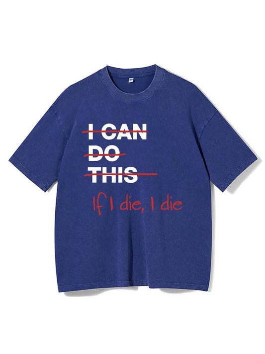 Wenn ich gehe, gehe ich stilvoll – T-Shirt