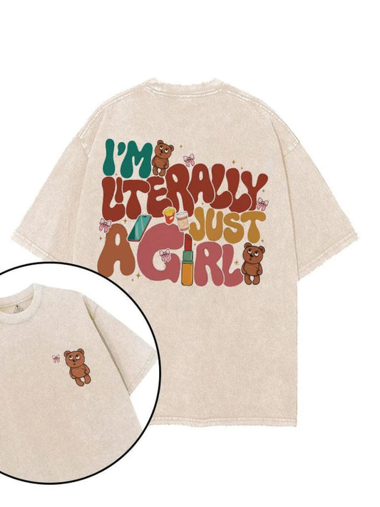 Einfach nur ein Mädchen - T-Shirt
