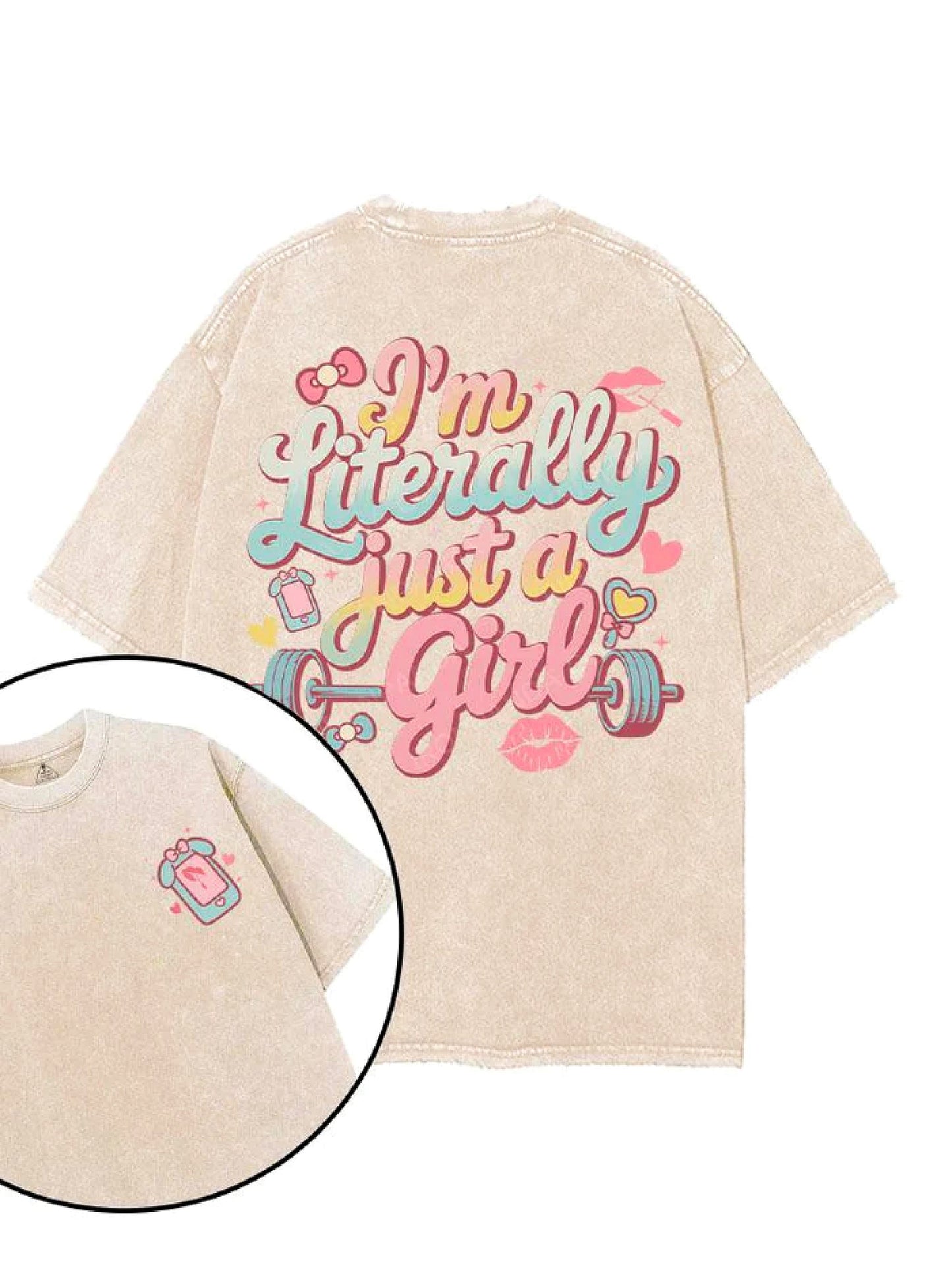 Einfach nur ein Mädchen T-Shirt