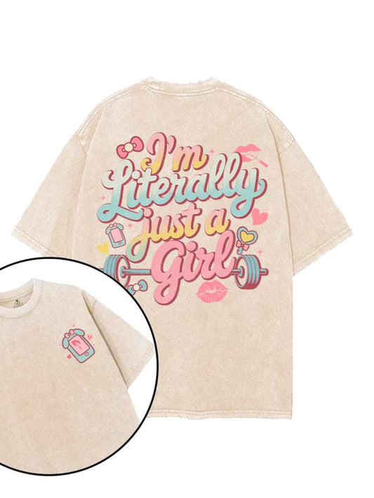 Einfach nur ein Mädchen T-Shirt