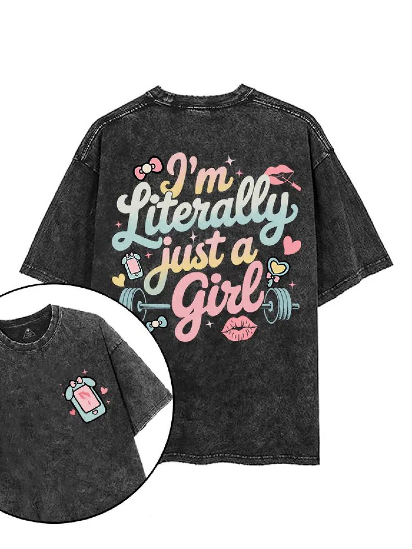 Einfach nur ein Mädchen T-Shirt
