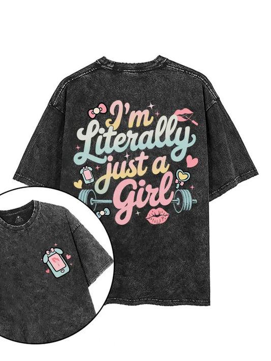 Einfach nur ein Mädchen T-Shirt