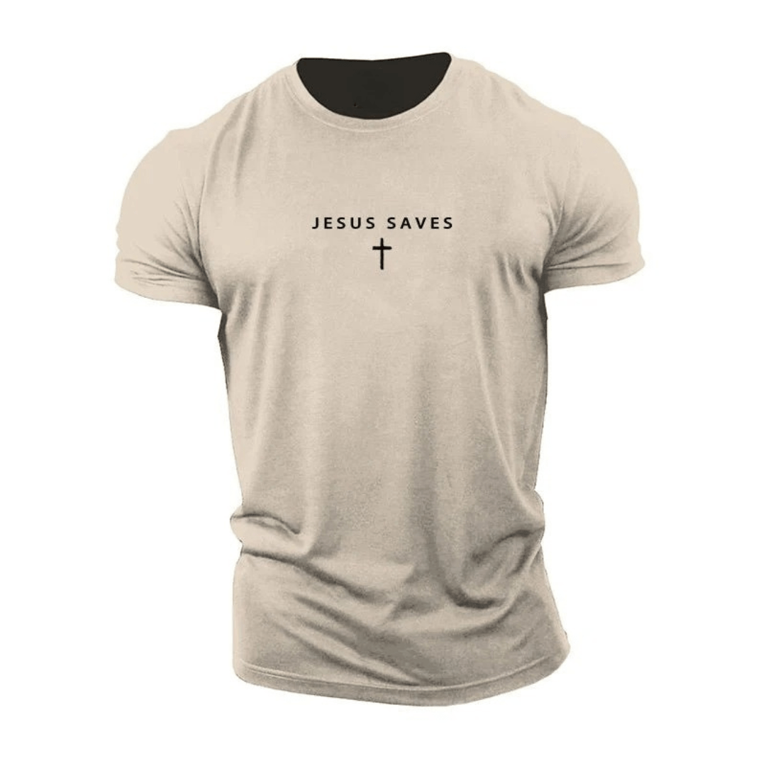 „Jesus rettet – Stylisches T-Shirt“